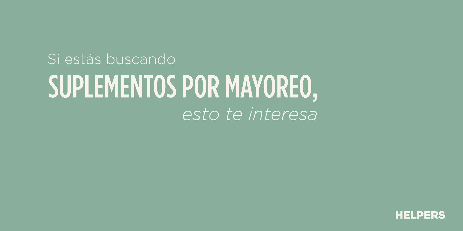 ¿Buscas suplementos por mayoreo? Esto es lo que necesitas saber